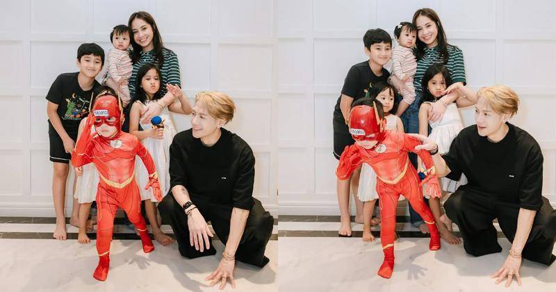Momen Rayyanza dan Rafathar Bertemu Jackson Wang, Seru Banget!